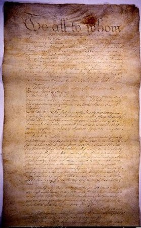 Picture of the Articles of Confederation
